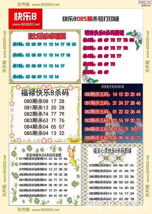 014期耀阳快乐8预测奖号：杀号参考